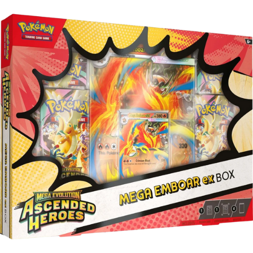 Ascended Heroes Mega Emboar ex Box