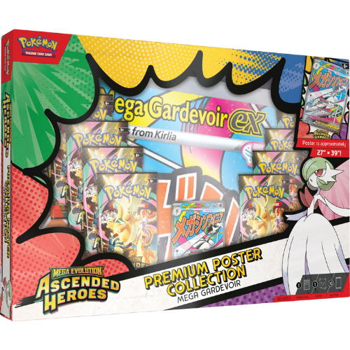 Pokémon TCG: Mega Evolution 2.5: Ascended Heroes: Premium Poster Collection - Mega Gardevoir (Presale) - Est. Mar 20, 2026
