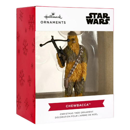 Hallmark Star Wars Chewbacca With Bowcaster Christmas Ornament