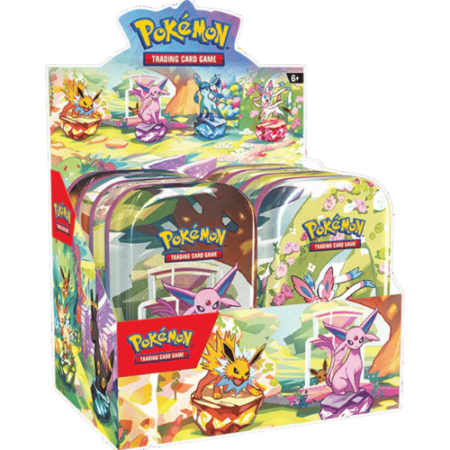 Scarlet & Violet: Prismatic Evolutions Mini Tin Display (Set of 8)