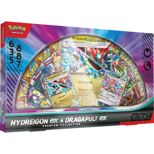 Pokémon Hydreigon ex & Dragapult ex Premium Collection (Presale) - Est. Oct 10, 2025