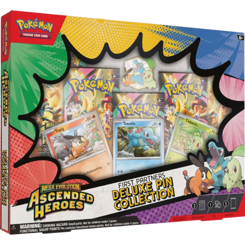 Pokémon TCG: Mega Evolution 2.5: Ascended Heroes: First Partners Deluxe Pin Collection (Presale) - Est. Mar 20, 2026
