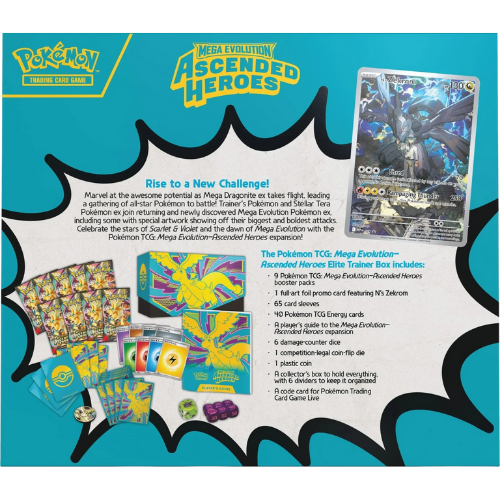 Pokémon TCG: Mega Evolution 2.5: Ascended Heroes: Elite Trainer Box (Presale) - Est. Feb 20, 2026