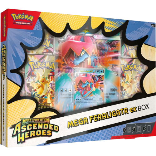 Ascended Heroes Mega Feraligatr ex Box (Presale) - Est. Apr 24, 2026