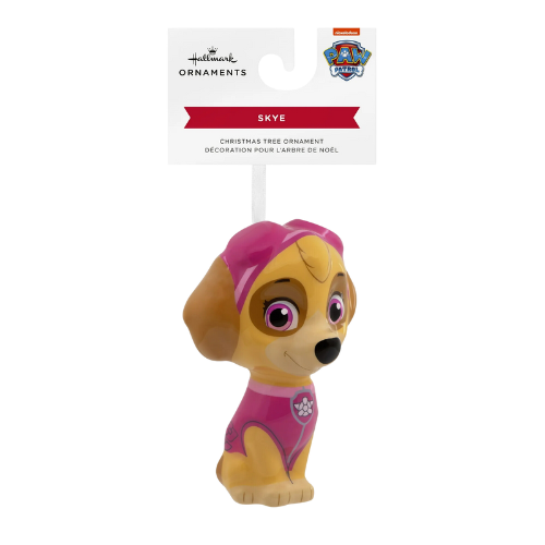 Hallmark Paw Patrol Skye Decoupage Christmas Ornament