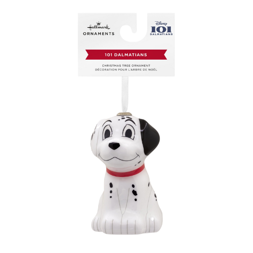 Hallmark Disney 101 Dalmatians Puppy Decoupage Christmas Ornament