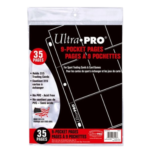 Ultra Pro 35ct 9 Pocket Page