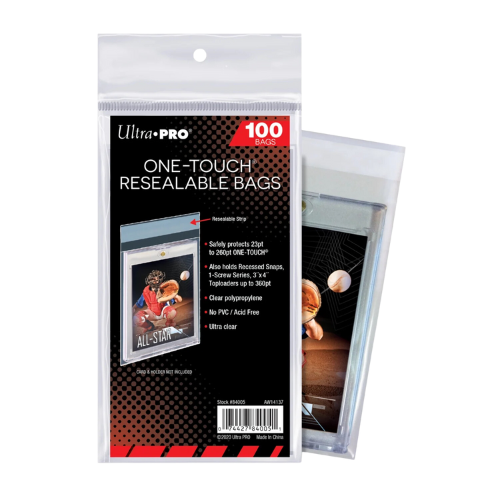 Ultra Pro One Touch Resealable Bags 100ct