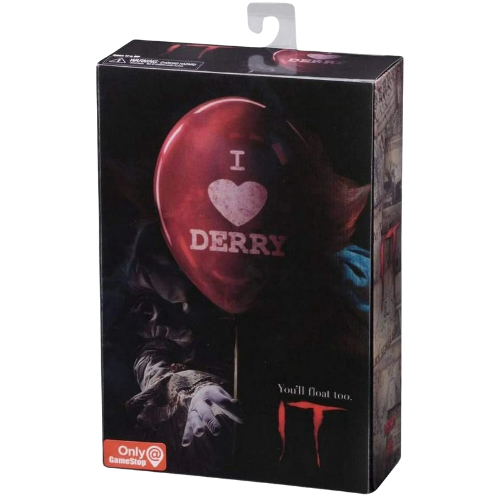 NECA Toys IT Pennywise 2017 Movie Bloody Action Figure Set, 4 Pieces