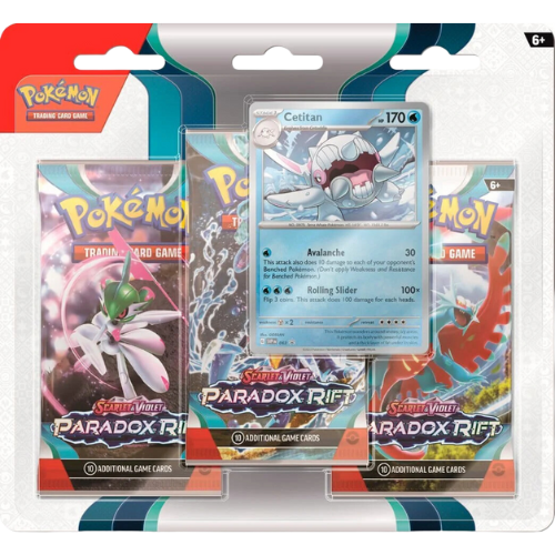 Scarlet & Violet: Paradox Rift 3-Booster Pack Blister (Cetitan)