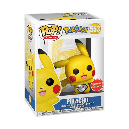 Funko POP! Games: Pokémon Pikachu Waving Diamond Vinyl Figure GameStop Exclusive