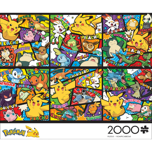 Buffalo Games Pokémon Panels 2000 Piece Jigsaw Puzzle