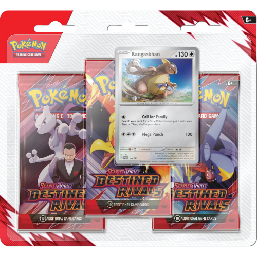 Scarlet & Violet 10: Destined Rivals: 3-Booster Blister Kangaskhan