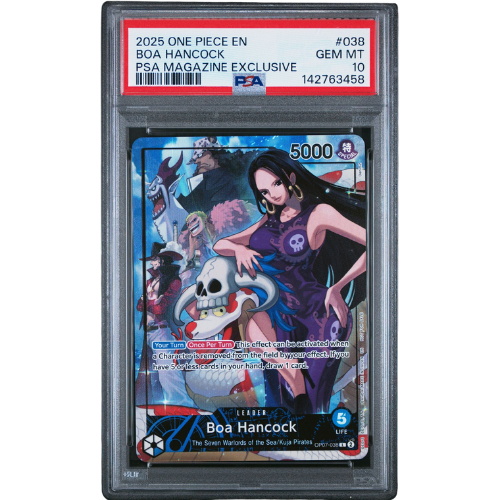 2025 ONE PIECE PROMOS 038 BOA HANCOCK PSA MAGAZINE EXCLUSIVE