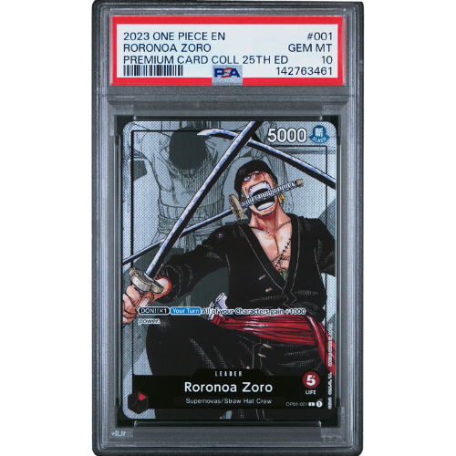 2023 ONE PIECE PREMIUM BANDAI PREMIUM CARD COLLECTION 25TH EDITION 001 RORONOA ZORO
