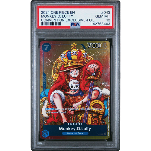2024 ONE PIECE PROMOS 043 MONKEY D. LUFFY CONVENTION EXCLUSIVE-FOIL