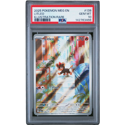 2025 POKEMON MEG EN-MEGA EVOLUTION 139 LITLEO ILLUSTRATION RARE