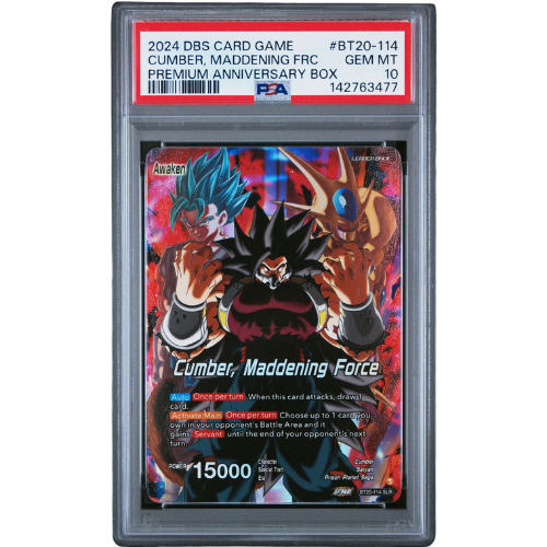 2024 DRAGON BALL SUPER CARD GAME PREMIUM ANNIVERSARY BOX BT20-114 CUMBER, MADDENING FORCE/EVIL SAIYAN
