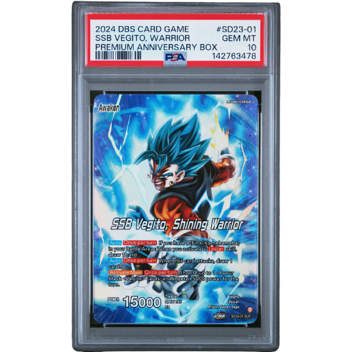 2024 DRAGON BALL SUPER CARD GAME PREMIUM ANNIVERSARY BOX SD23-01 SON GOKU & VEGETA/SSB VEGITO, SHINING WARRIOR