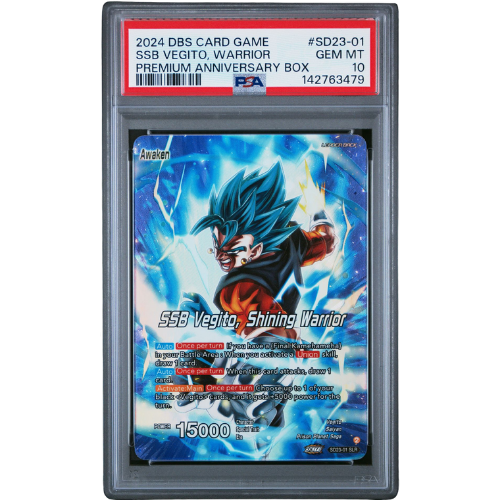 2024 DRAGON BALL SUPER CARD GAME PREMIUM ANNIVERSARY BOX SD23-01 SON GOKU & VEGETA/SSB VEGITO, SHINING WARRIOR