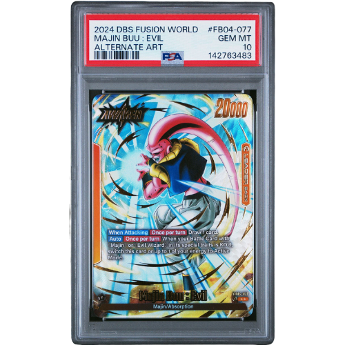 2024 DRAGON BALL SUPER CARD GAME FUSION WORLD ULTRA LIMIT FB04-077 MAJIN BUU : EVIL ALTERNATE ART