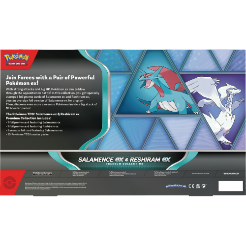 Pokémon TCG: Salamence ex / Reshiram ex Premium Collection (Presale) - Oct 10, 2025