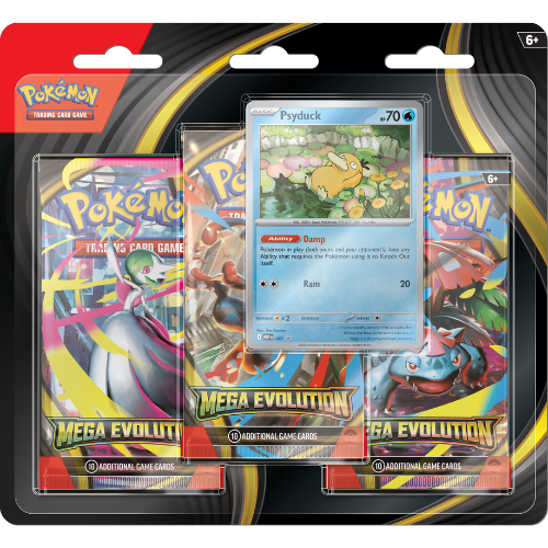 Pokémon TCG: Mega Evolution 1: 3-Booster Blister (Psyduck)