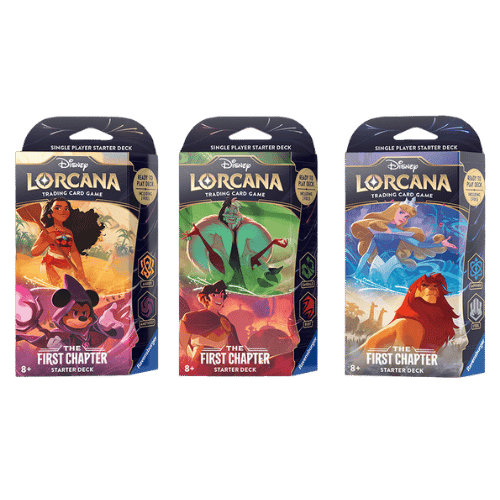 Disney Lorcana: The First Chapter Starter Deck [Set of 3]