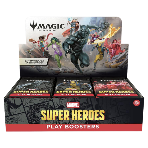 Marvel Super Heroes - Play Booster Display